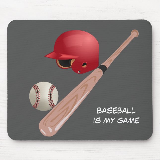 Baseball is My Game Mouse Mat (Front)