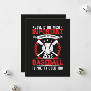  Baseball Is Pretty Good Holiday Card