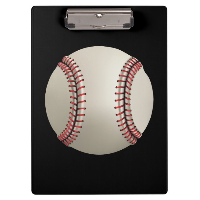 Baseball isolated background clipboard (Front)