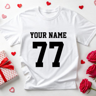 Baseball Jersey Football Soccer Team Personalised  T-Shirt