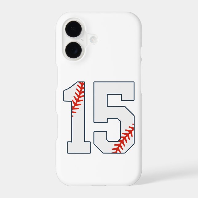 Baseball Jersey Number 15 (Back)