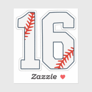 Baseball Jersey Number 16