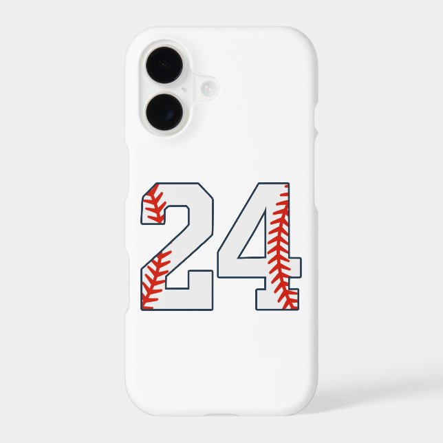 Baseball Jersey Number 24 (Back)