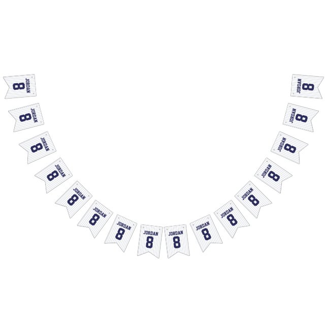 Baseball Jersey - Sports Theme Birthday Party Bunting (All)