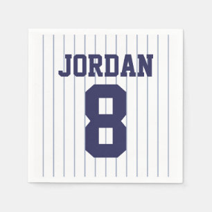 Baseball Jersey - Sports Theme Birthday Party Napkin