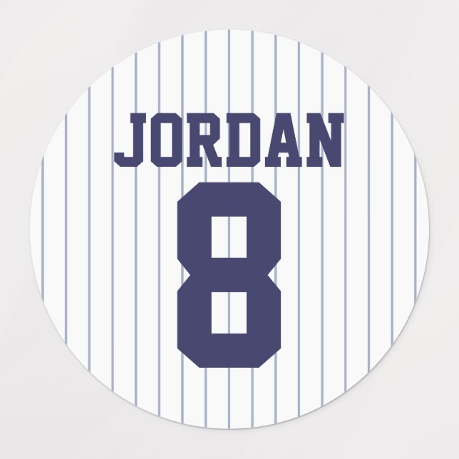 Baseball Jersey with Custom Name and Number (Design 1)