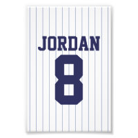Baseball Jersey with Custom Name and Number