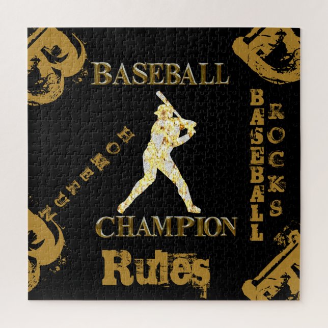 Baseball Jigsaw Puzzle (Vertical)