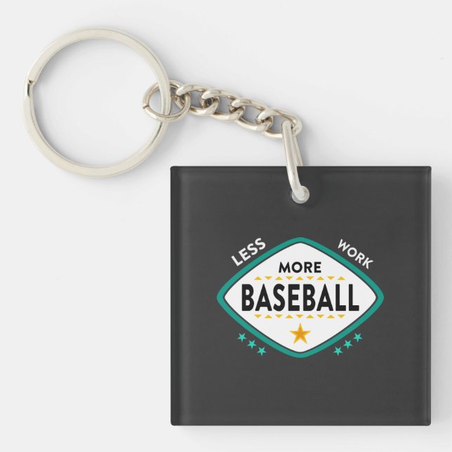 Baseball Key Ring (Front)