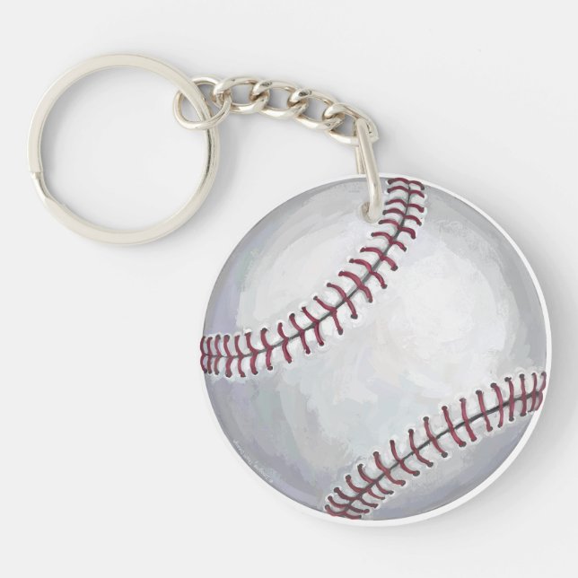 Baseball Key Ring (Front)