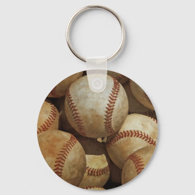 Baseball Key Ring (Front)