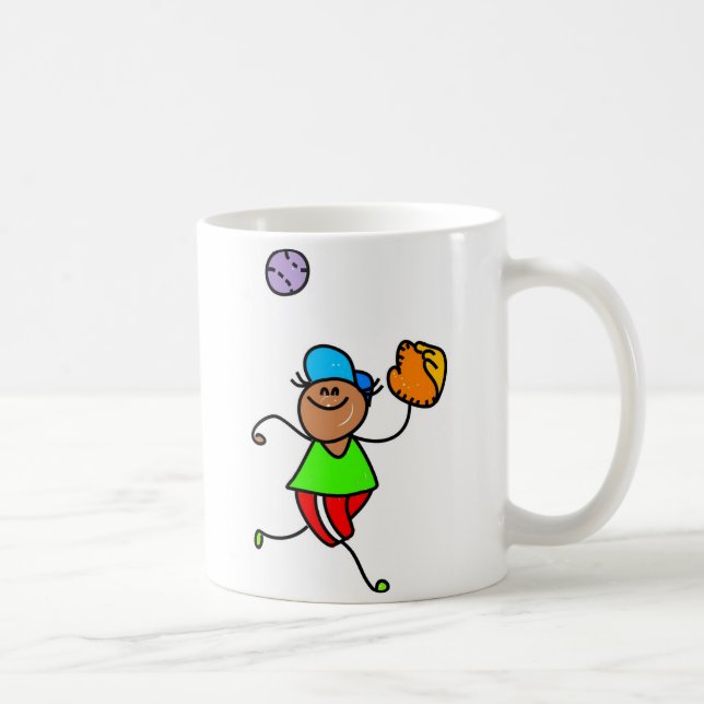 Baseball Kid Coffee Mug (Right)