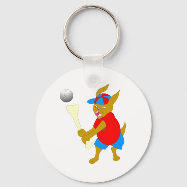 Baseball kids keychain (Front)