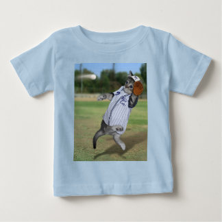 Baseball Kitten Wildcats  Baby T-Shirt