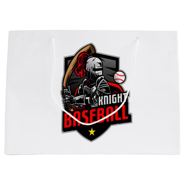 baseball knight large gift bag (Front)