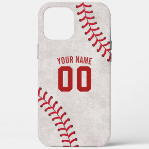 Baseball Lace Sport Theme Custom Name Case-Mate iPhone Case