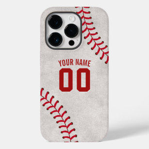 Baseball Lace Sport Theme Custom Name Case-Mate iPhone 14 Pro Case