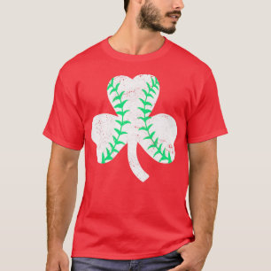 Baseball Leprechaun Shamrock St Patricks Day Men B T-Shirt