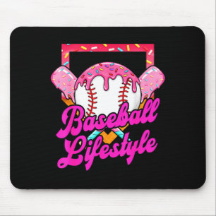 Baseball Life Lifestyle Home Plate Ice Cream Drip  Mouse Mat