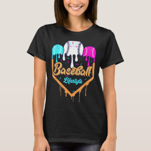Baseball Life Style 101 Apparel Youth Drip Basebal T-Shirt