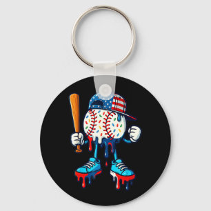 Baseball Life Style 101 Apparel Youth Drip Key Ring