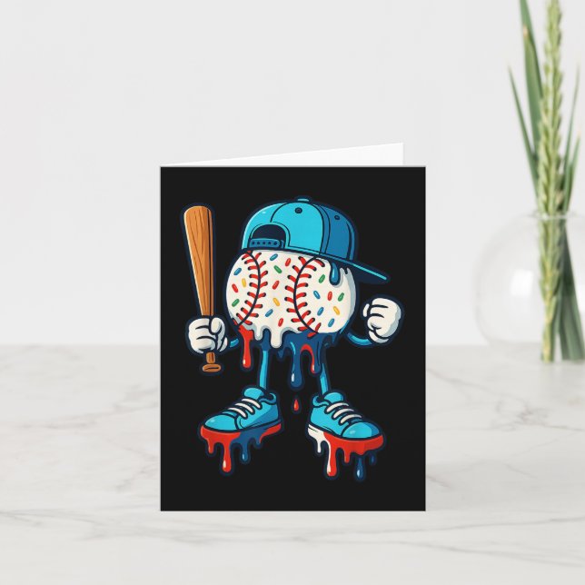 Baseball Lifestyle 101 Apparel Youth Baseball Drip Card (Front)