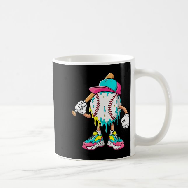 Baseball Lifestyle 101 Apparel Youth Baseball Drip Coffee Mug (Right)