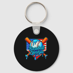 Baseball Lifestyle 101 Apparel Youth Baseball Drip Key Ring