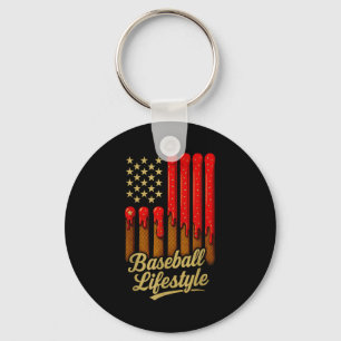 Baseball Lifestyle 101 Apparel Youth Baseball Drip Key Ring