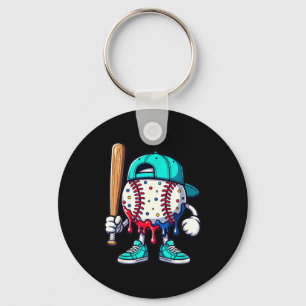 Baseball Lifestyle 101 Apparel Youth Drip Baseball Key Ring
