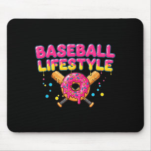 Baseball Lifestyle 101 Apparel Youth Drip Baseball Mouse Mat