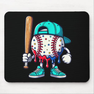 Baseball Lifestyle 101 Apparel Youth Drip Baseball Mouse Mat