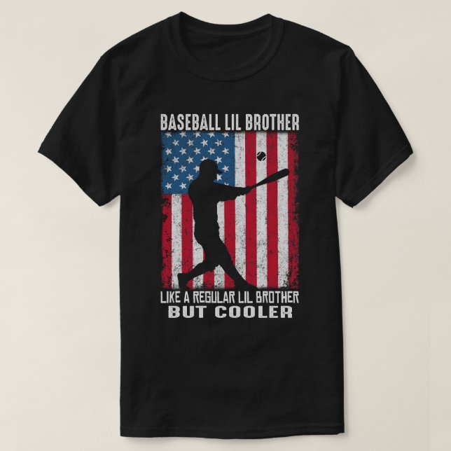 Baseball LIL BROTHER Like A Regular LIL BROTHER Bu T-Shirt (Design Front)