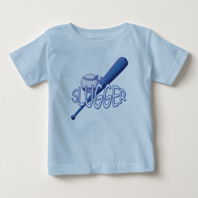 Baseball Lil' Slugger Blue T-Shirt (Front)