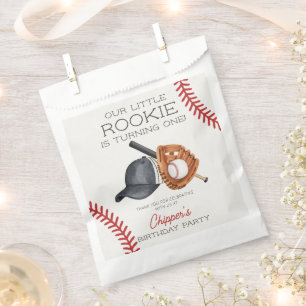 Baseball Little Rookie Home Run Birthday Favour Bags