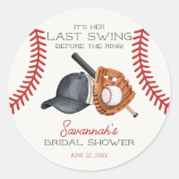 Baseball Little Rookie Home Run Bridal Shower