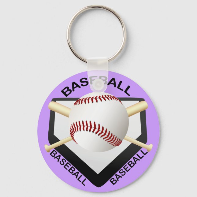 BASEBALL LOGO KEY RING (Front)