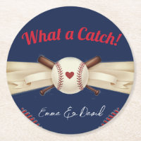 Baseball Love Dark Navy Sports Wedding
