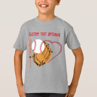 Baseball Love, Glove and Bats