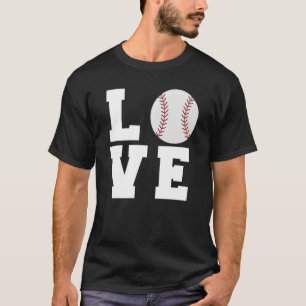 Baseball Love Mum Dad Coach Player Athlete Sport   T-Shirt