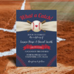 Baseball Love Sports Theme Elegant Navy Wedding Invitation<br><div class="desc">Baseball Love Sports Theme Elegant Navy Wedding invitations.</div>