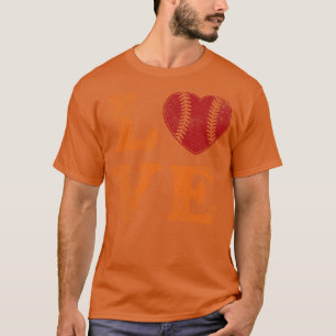 Baseball Love Vintage Retro Text Baseball Lover Gi T-Shirt
