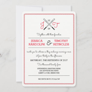 Baseball Love Wedding Invitations