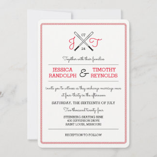 Baseball Love Wedding Invitations