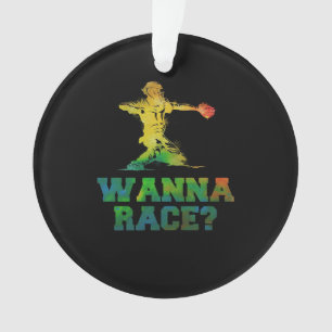 Baseball Lover   Do You Wanna Play A Match ? Ornament