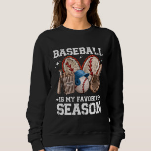 Baseball Lover Tee Baseball Is My Favourite Season