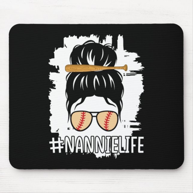 Baseball Lover Vintage Mouse Mat (Front)