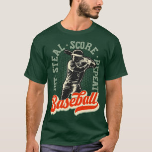 Baseball Lover Vintage Retro T-Shirt