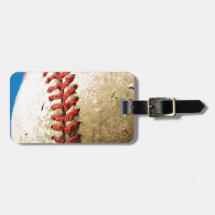 Baseball Luggage Tag