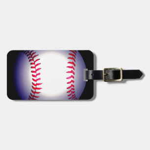 Baseball Luggage Tag